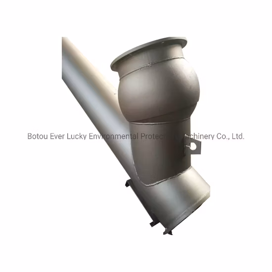 시멘트 분말 취급을 위한 273mm 50tph 시멘트 관형 스크류 컨베이어